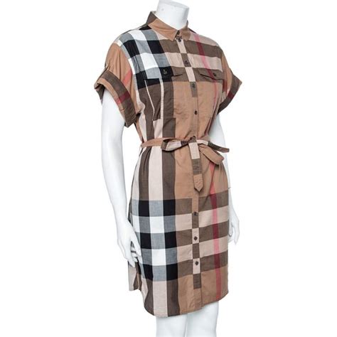 burberry plaid belted dress|burberry brit sleeveless print dress.